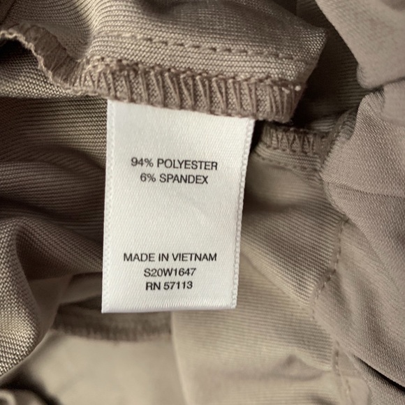 Khaki Paperbag waist trail trouser - Picture 5 of 7